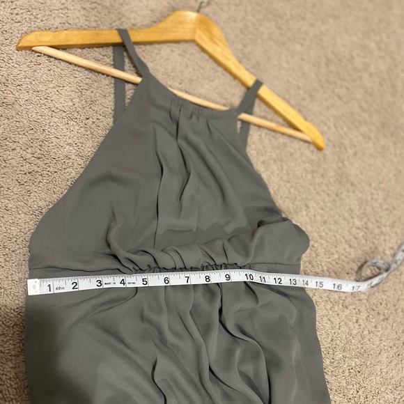Show Me Your MuMu Maxi Halter Amanda Dress Sz L - Picture 11 of 14